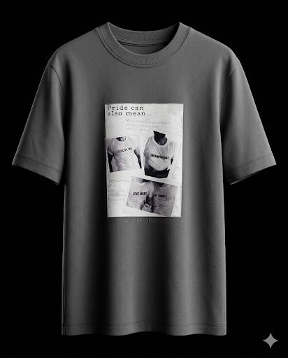Proud Collage Tee Grey